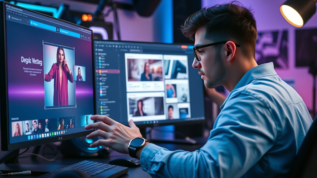 site builder web designer using responsive web templates with drag and drop tools in modern studio